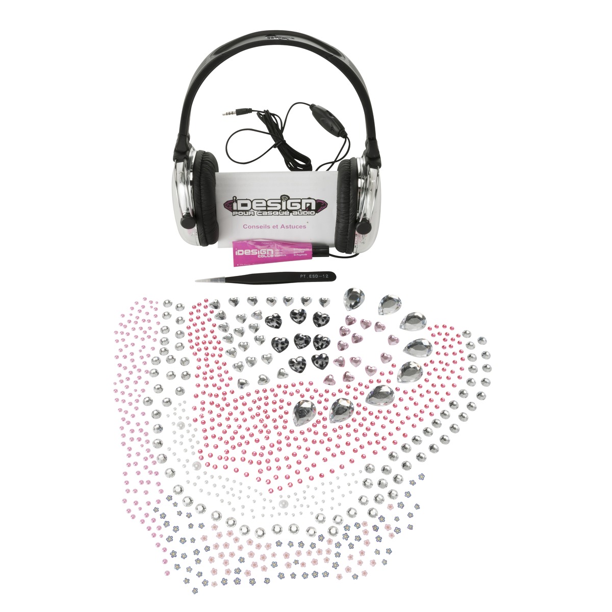 Casque audio personnalisable - 17,5 x 22 x 9, 8 cm - blanc Casque audio personnalisable - 17,5 x 22 x 9, 8 cm - blanc