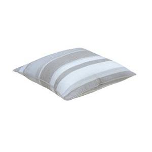 Coussin petites rayures - 40 x 40 cm - Gris