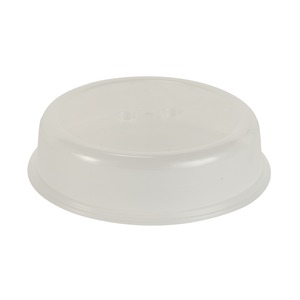 Couvre-assiette micro-ondes - Diamètre 26 cm - Blanc transparent