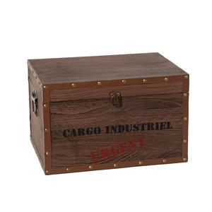 Malle de rangement cargo - Différentes tailles disponibles - 40 x 25 x 30 cm - Marron, rouge, noir