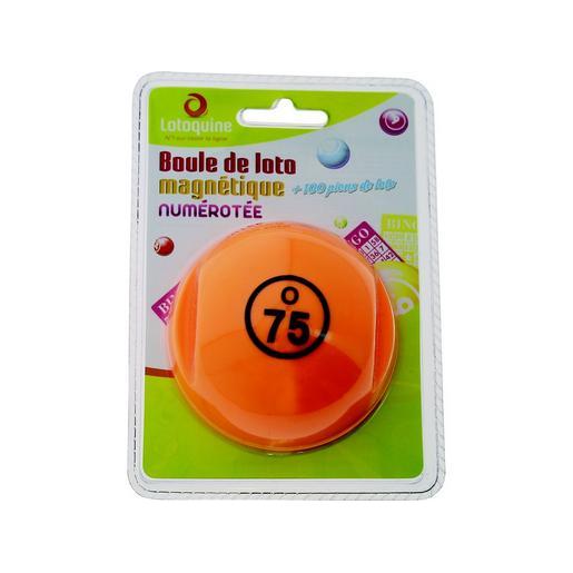 Boule De Loto Magnetique 100 Pions Plastique Metal Et Aimant