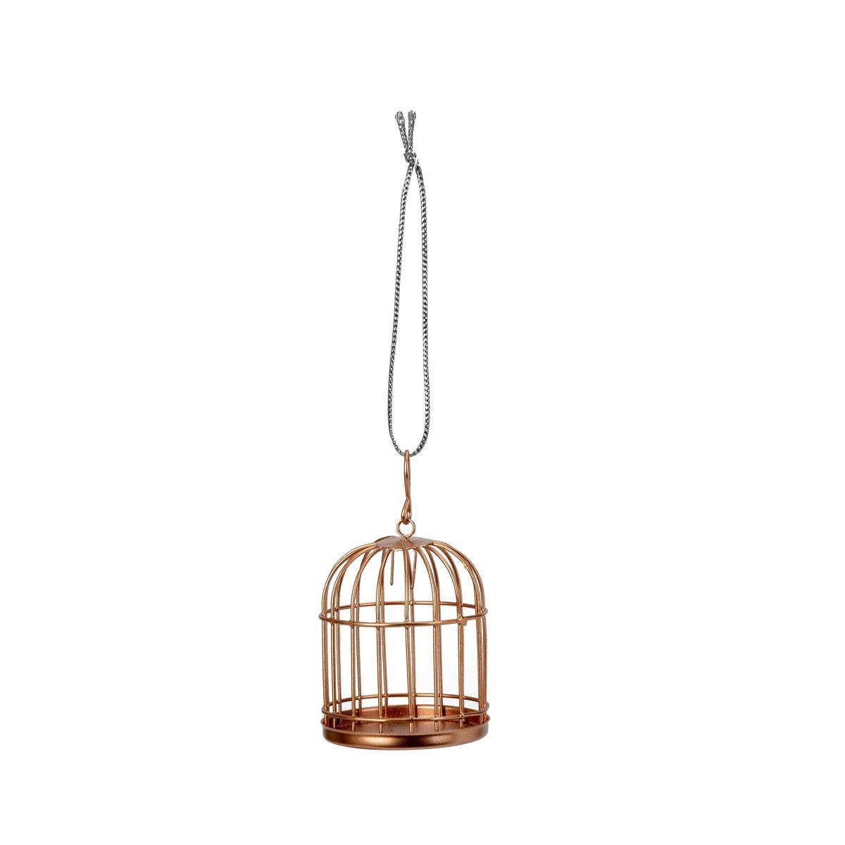 Suspension cage à oiseaux - 4.5 x 5.5 x 4.5 cm - Rose Suspension cage à oiseaux - 4.5 x 5.5 x 4.5 cm - Rose