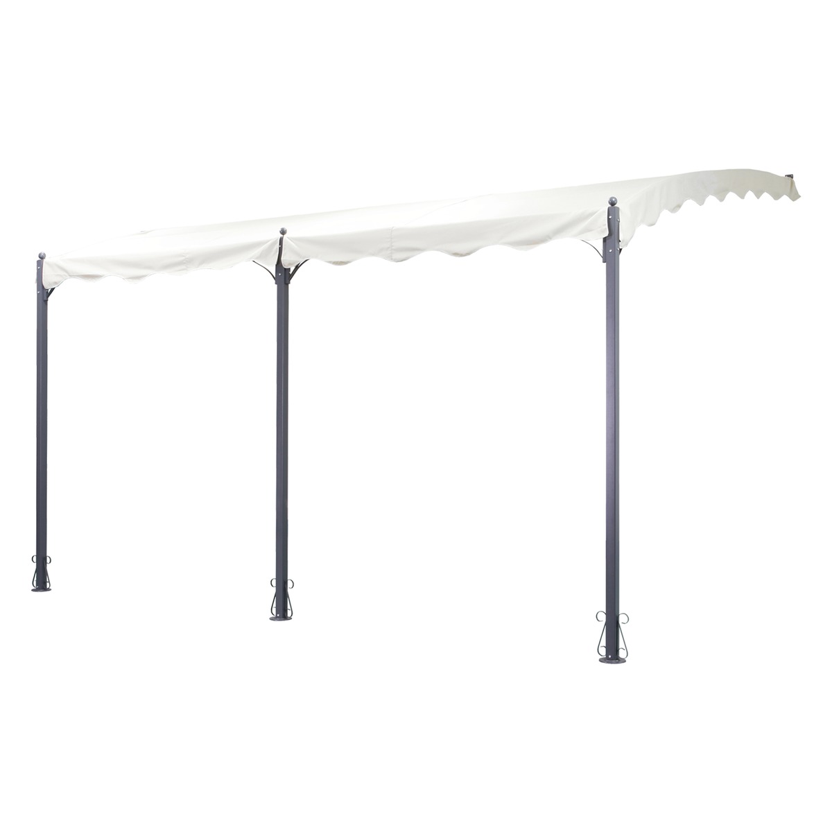 Auvent Karl - 3 x 4 x H 2,8 m - blanc Auvent Karl - 3 x 4 x H 2,8 m - blanc