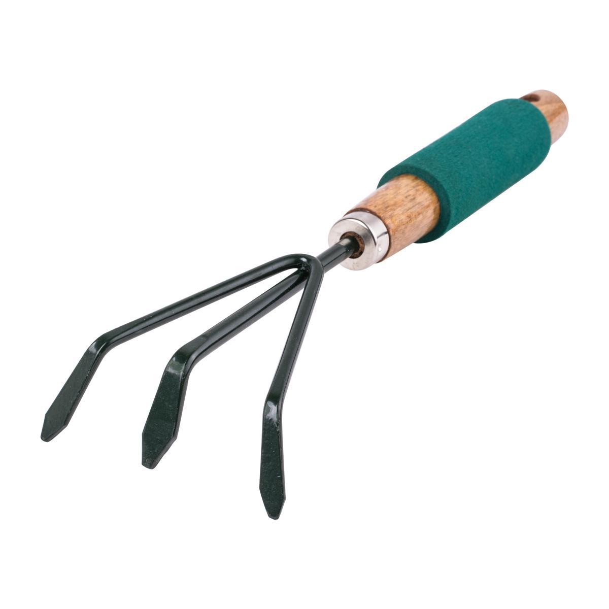 Griffe de jardinage - Métal Bois - 32 cm - Beige, Bleu Griffe de jardinage - Métal Bois - 32 cm - Beige, Bleu