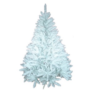 Sapin de Noël Manhattan en plastique - Hauteur 240 cm - Blanc