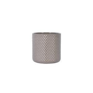 Cache-pot nid d'abeille - ø 16 cm - Taupe - MOOREA