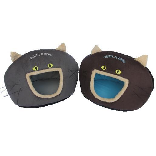 Niche A Chat Gris Bleu Accessoire Pour Chat La Foir Fouille