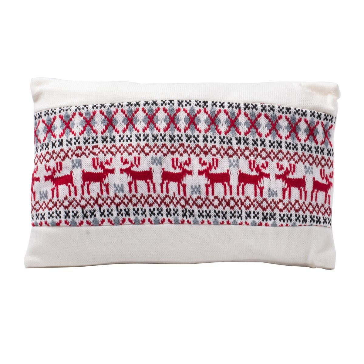 COUSSIN BLANC TRICOT RENNE