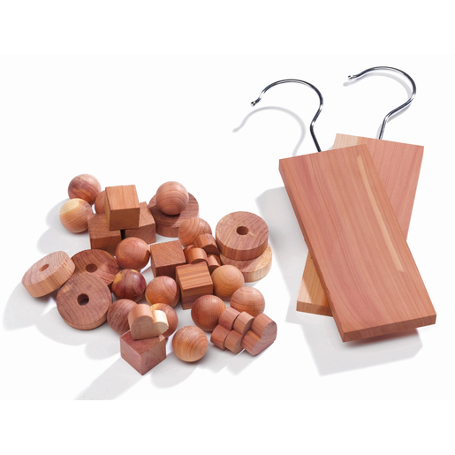 Jean's goods Goods Set anti-mites en bois de cèdre - 10 boules de  naphtaline - 20