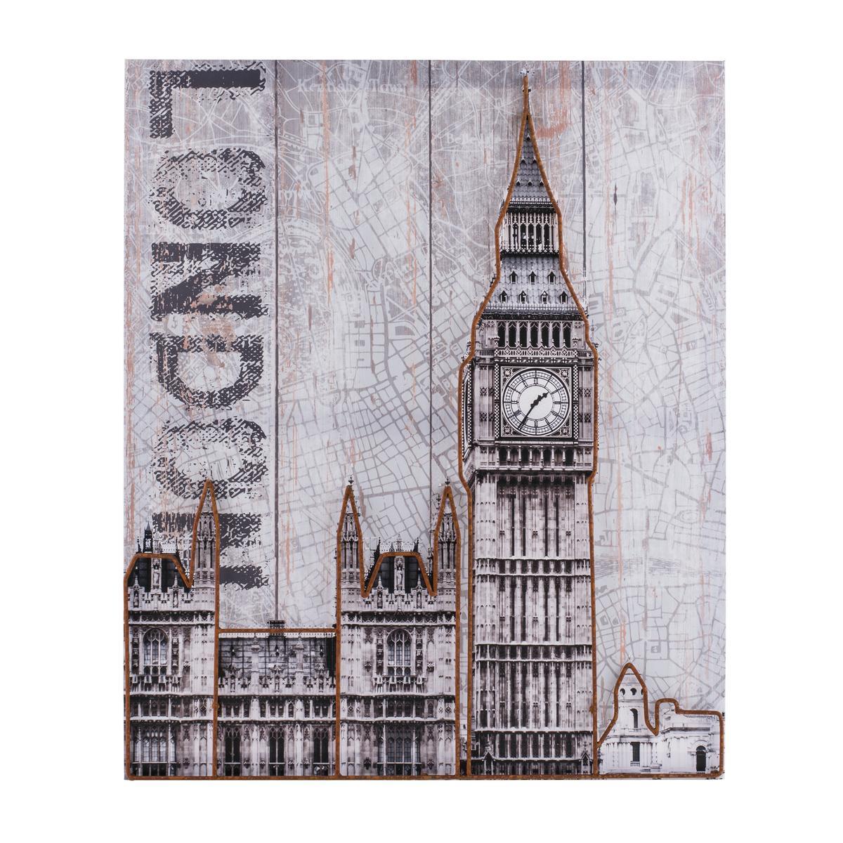 Toile City - Polyester et métal - 2,5 x 50 x H 60 cm - Différents modèles Toile City - Polyester et métal - 2,5 x 50 x H 60 cm - Différents modèles