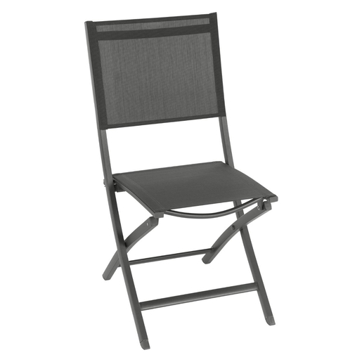 Chaise Essentia Pliante 57 X 45 X H 90 Cm Gris Hesperide