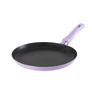 Crêpière en aluminium - Diamètre 24 cm - Violet mauve