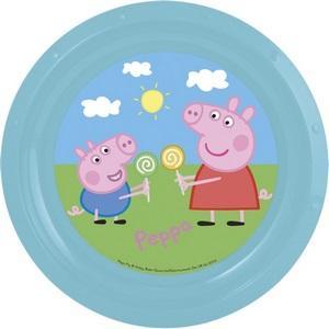 Peppa pigs assiette 21 cm plastique x 1 pièce ø 3