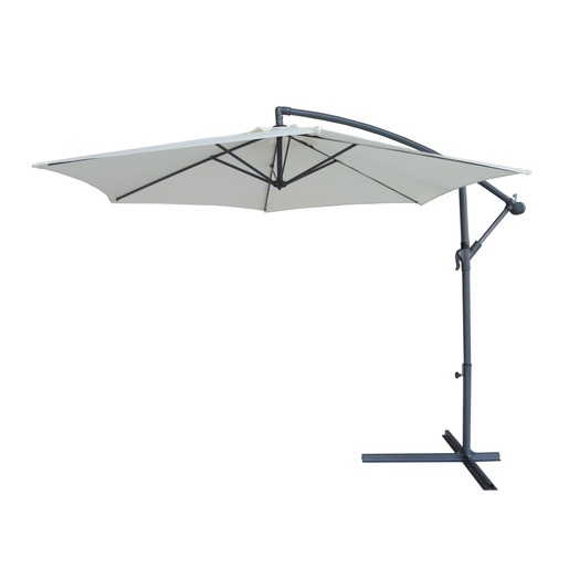 Parasol Deporte Diametre 3 X H 2 4 Cm Beige Parasols Pieds