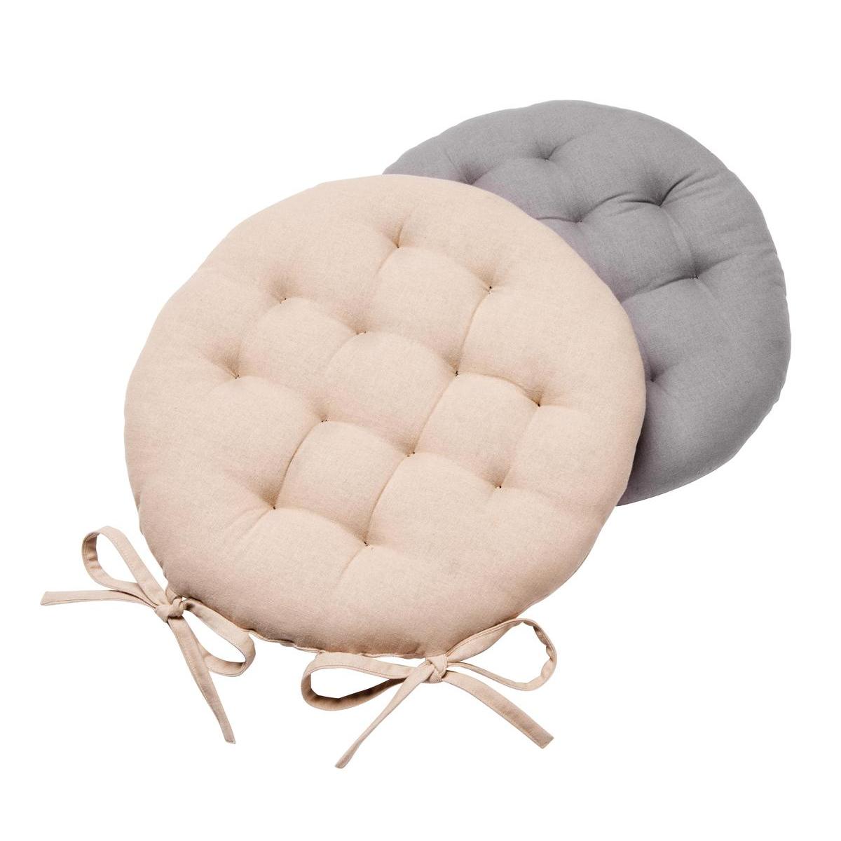 coussin de chaise rond