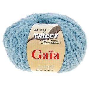 Pelote 50 g fil à tricoter Gaïa - Bleu
