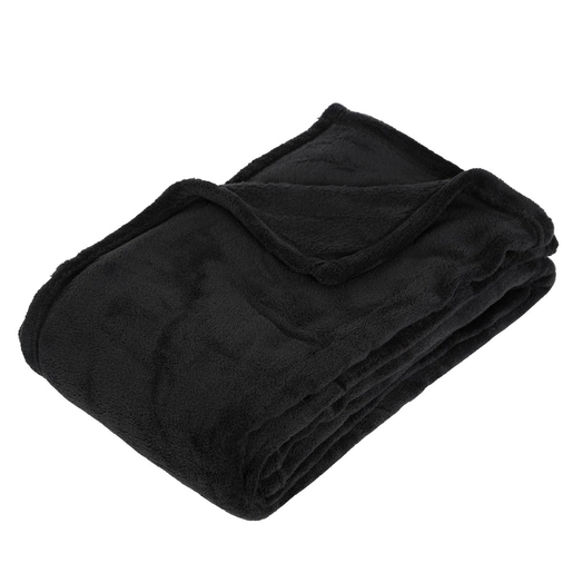 Plaid - 125 x 150 cm - Noir Plaid - 125 x 150 cm - Noir