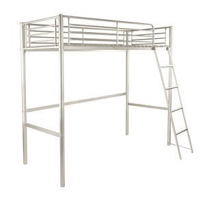Lit mezzanine - Acier - 200 x 98 x H 184 cm - Aluminium