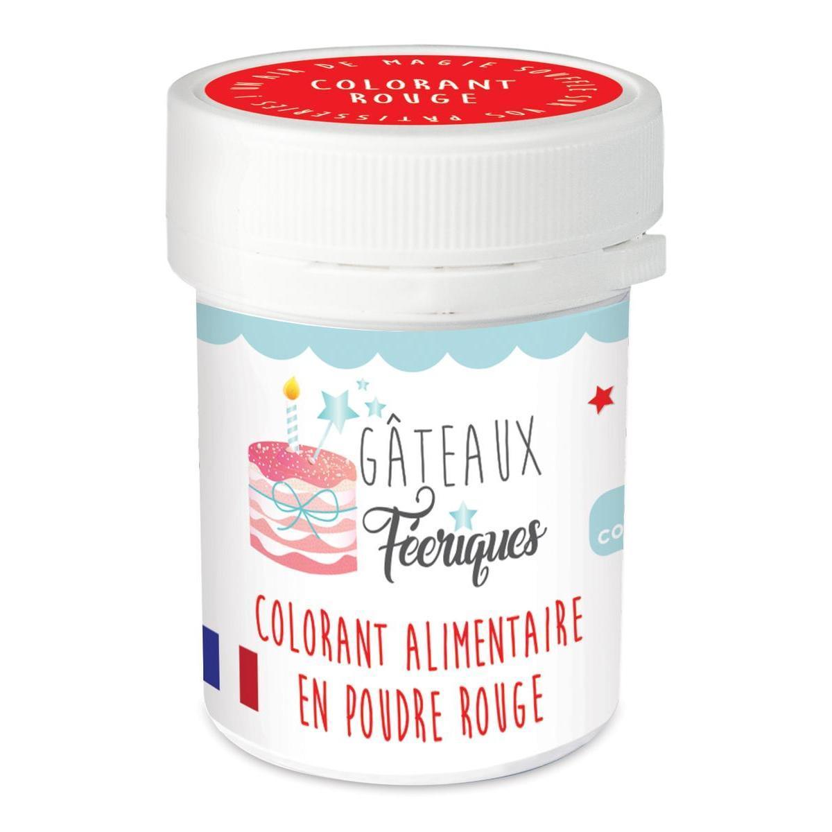 Colorant alimentaire en poudre - 5 G - Rose - Gâteaux féériques