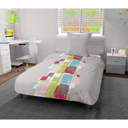 Couette Imprimee Nux 140 X 200 Cm Rose Linge De Lit La Foir Fouille
