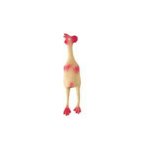 Jouet pour chien en forme de poulet - Longueur 32 cm - Orange