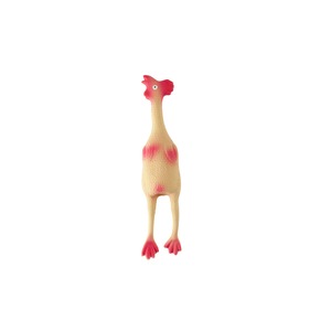 Jouet pour chien en forme de poulet - Longueur 32 cm - Orange