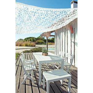 Voile d'ombrage camouflage - 3 x 2 m - Blanc - MOOREA