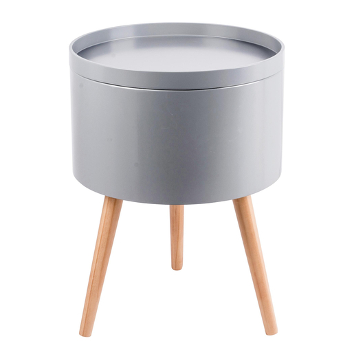 Bout de canapé avec rangement - Gris Bout de canapé avec rangement - Gris