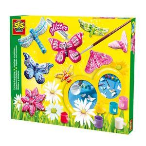 Activité moulage et peinture Papillons - 25 x 3 x H 20 - Multicolore