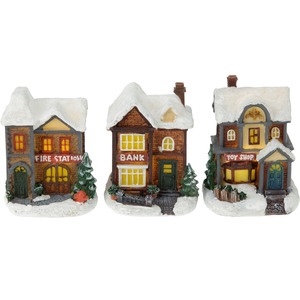 Maison led - 9 x 6 x 7 cm - Différents modèles