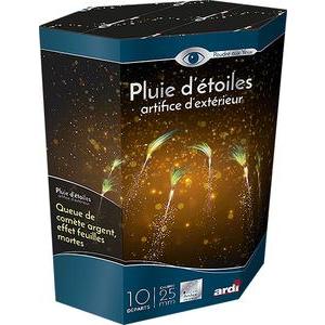 Feu d'artifice pluie d'étoiles