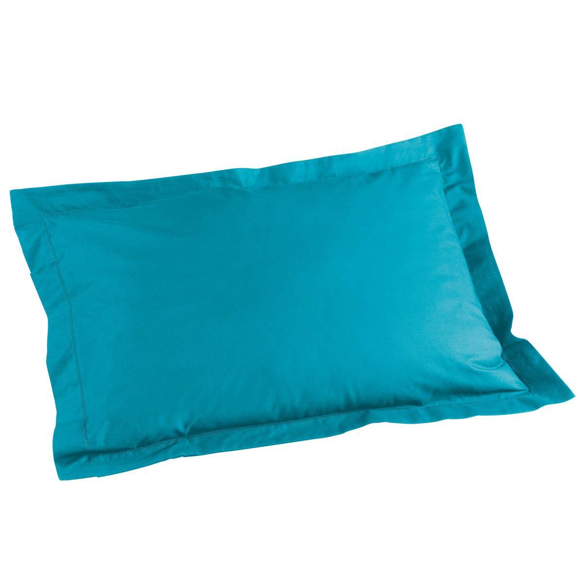 Taie d'oreiller à volant Lina - 50 x 70 cm - Bleu outremer