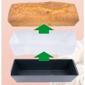 Papier sulfirise Découpe pour moule à cake 30 x 7 cm par 6