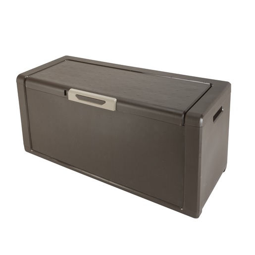 Malle de rangement - 300 L - 118 x 49 x 55 cm - Marron chocolat Malle de rangement - 300 L - 118 x 49 x 55 cm - Marron chocolat