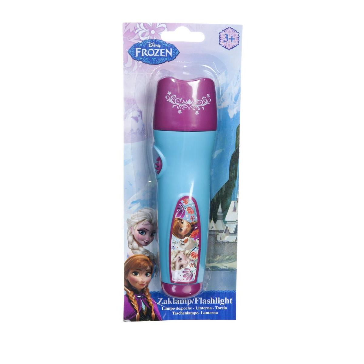 Lampe torche LED Frozen - Plastique - 13 x 3.8 x 2.5 cm - Bleu et Violet Lampe torche LED Frozen - Plastique - 13 x 3.8 x 2.5 cm - Bleu et Violet