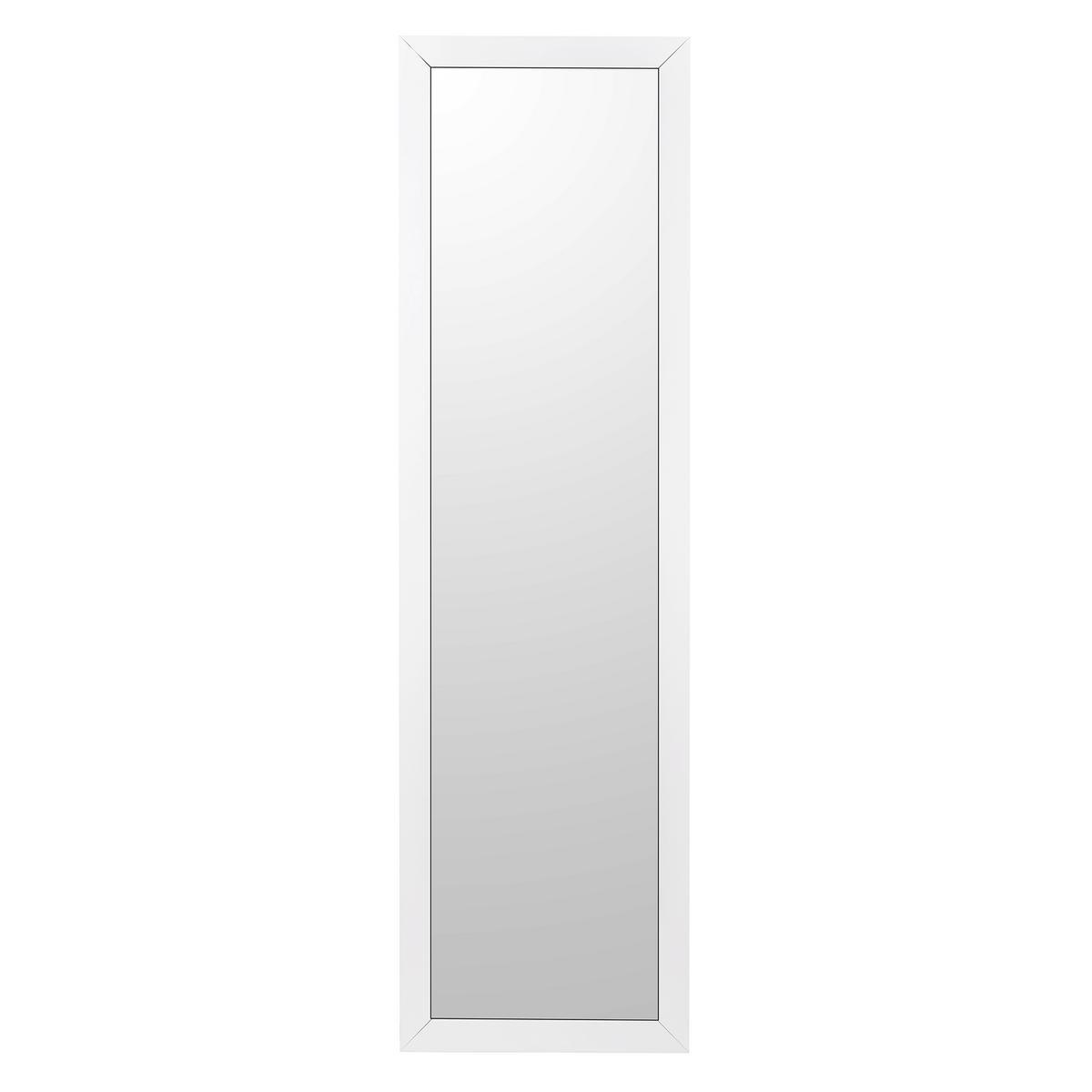 Miroir - MDF et verre - 56.4 x 76.4 x 2.0 cm - Blanc Miroir - MDF et verre - 56.4 x 76.4 x 2.0 cm - Blanc