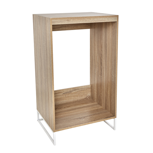 Dressing-penderie Orso - 60 x H 105 x 50 cm - Marron, blanc Dressing-penderie Orso - 60 x H 105 x 50 cm - Marron, blanc