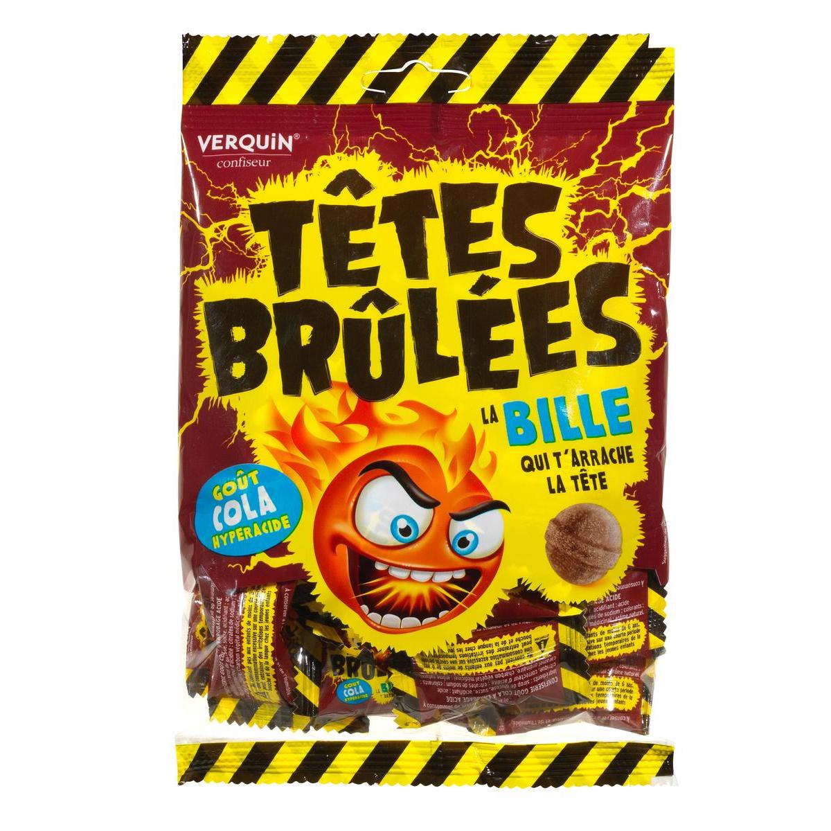 tetes brulees au coca acide 70 g confiserie et bonbons pour enfants la foir fouille