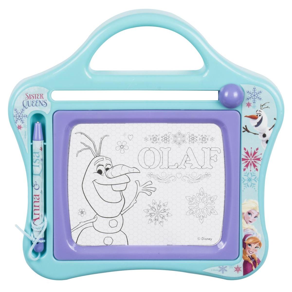 Ardoise magique Frozen - Plastique - 16 x 1,5 x H 16 cm - Multicolore Ardoise magique Frozen - Plastique - 16 x 1,5 x H 16 cm - Multicolore