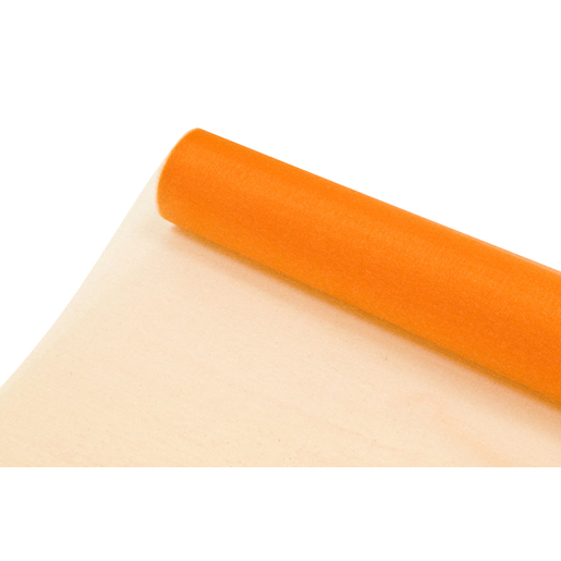 Rouleau Pour Chemin De Table Organza Orange Decoration