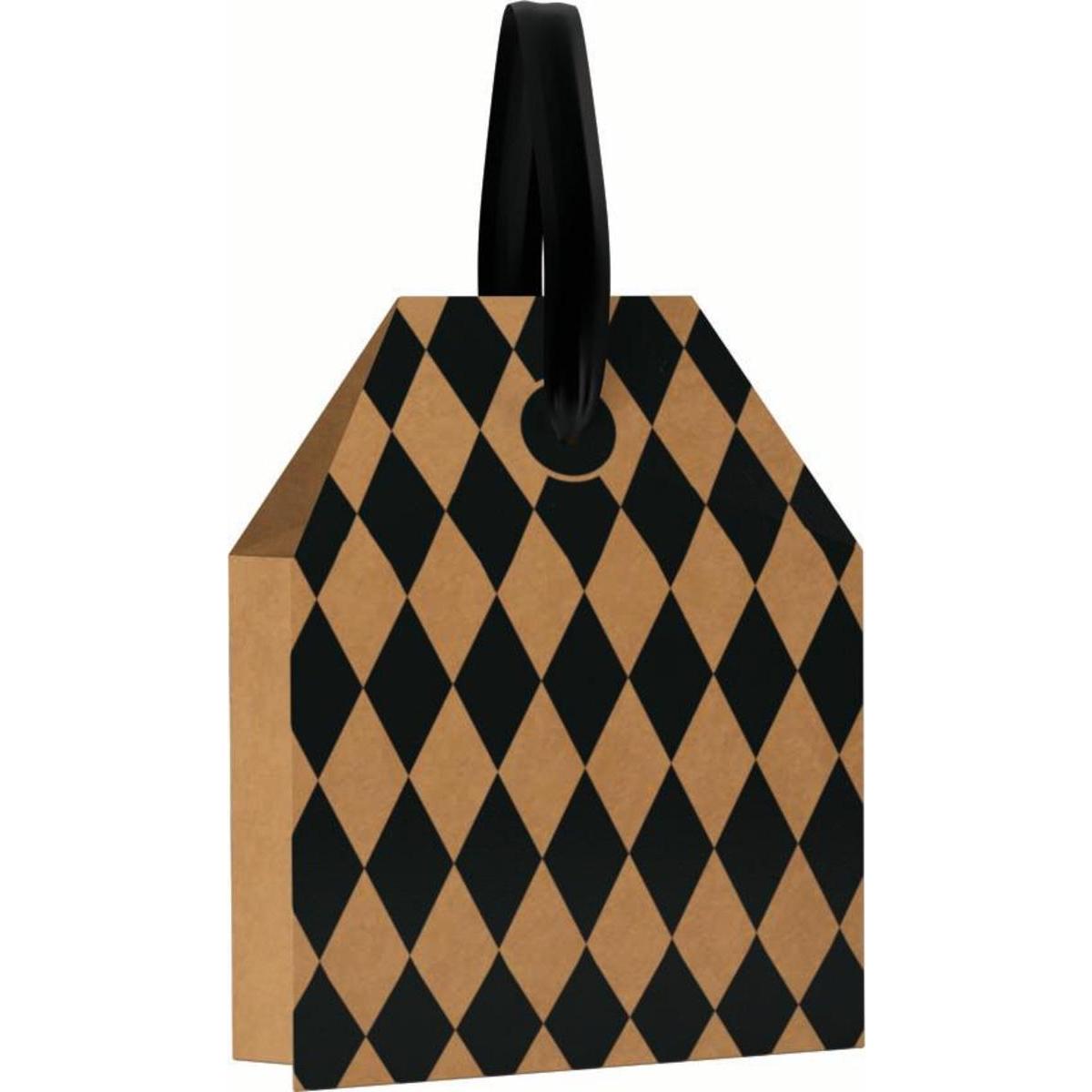 Sac Pere Noel Brown Kraft 17 5 X 9 8 X H 22 Cm Papeterie De Noel La Foir Fouille