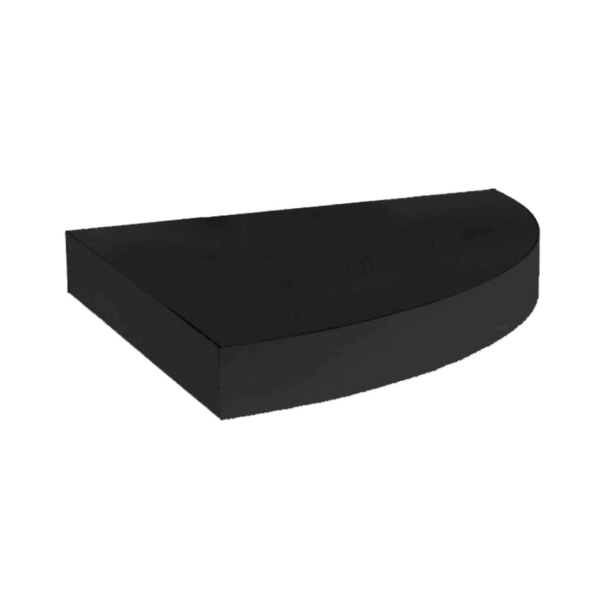 Etagère murale flottante d'angle - Noir Etagère murale flottante d'angle - Noir