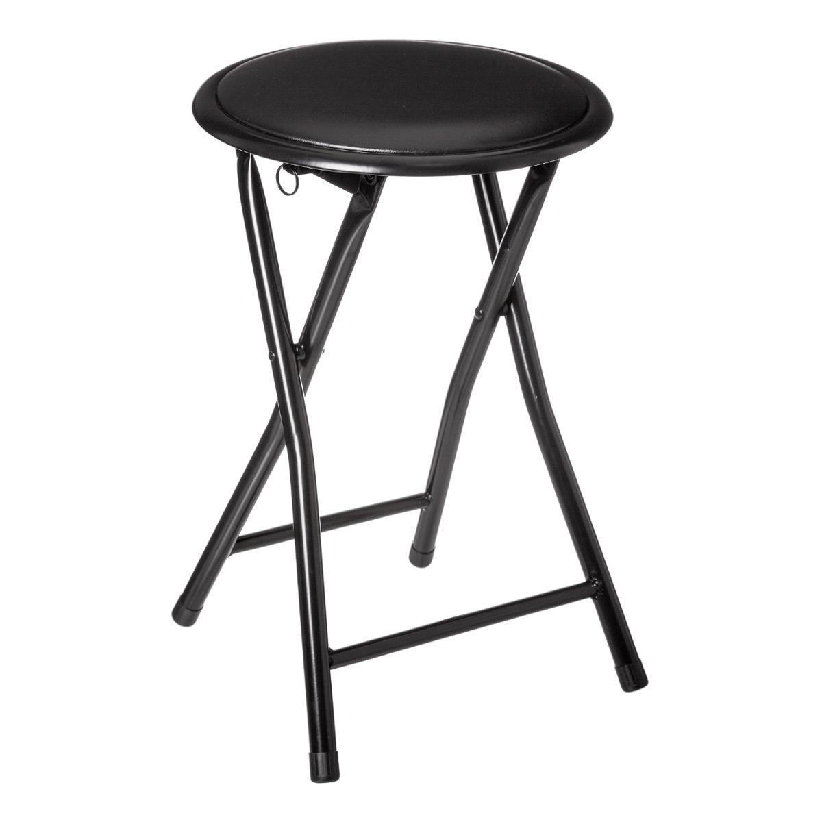 Tabouret pliant Basic - Noir Tabouret pliant Basic - Noir
