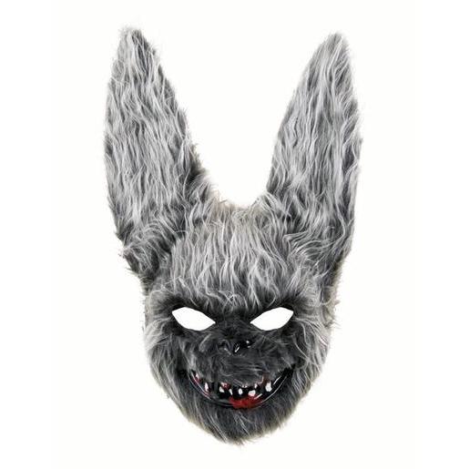 Masque lapin diabolique en peluche - Taille adulte Masque lapin diabolique en peluche - Taille adulte