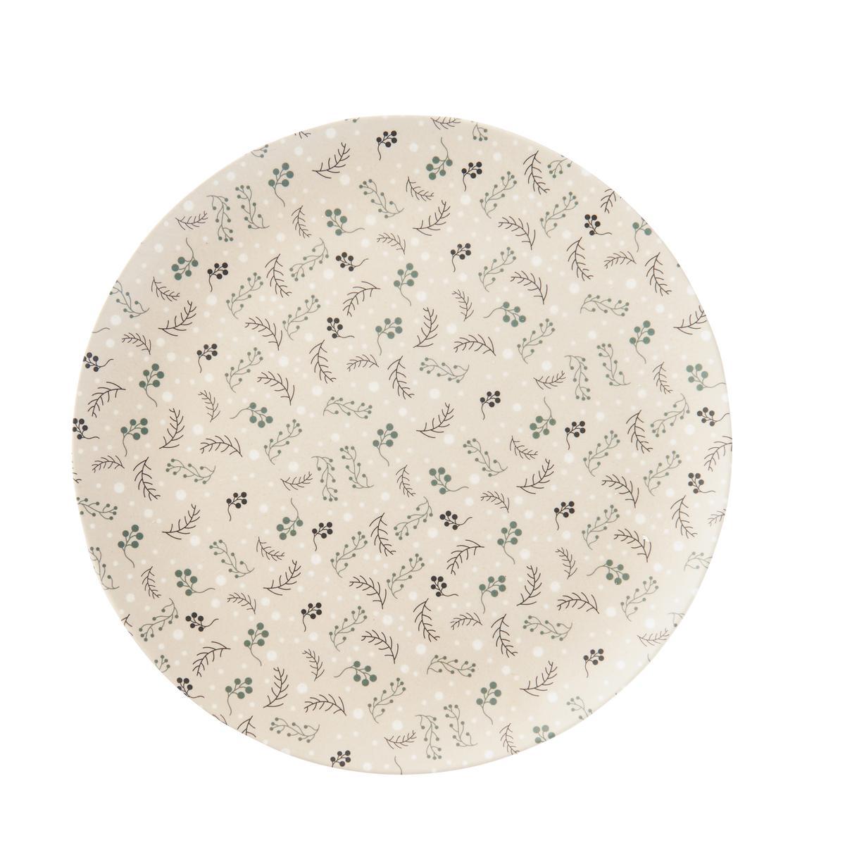 Assiette plate fibre de bambou - ø 25.5 cm Assiette plate fibre de bambou - ø 25.5 cm
