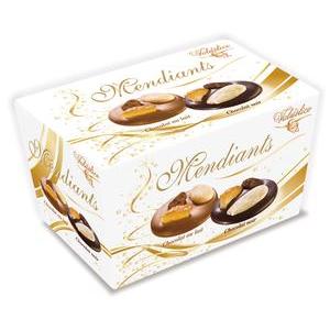 Boîte de Mendiants au chocolat (lait et noir) - 150 g - VALDÉLICE