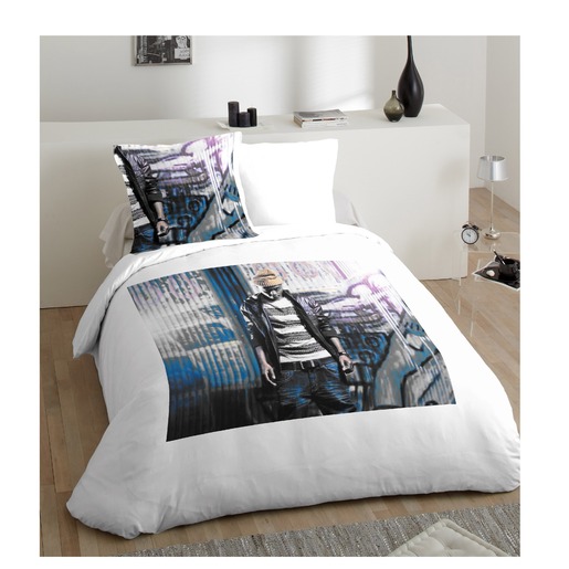 Parure Housse De Couette Et Deux Taies D Oreiller 240 X 220 Cm