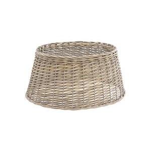 Cache-pied en osier - ø 56 cm - Gris