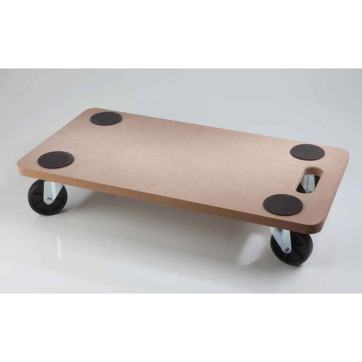 Plateau de manutention - 58 x H 11 x 29 cm - Beige, noir Plateau de manutention - 58 x H 11 x 29 cm - Beige, noir