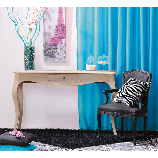 Panneau à œillets - 100% polyester - 140 x 240 cm - Bleu Panneau à œillets - 100% polyester - 140 x 240 cm - Bleu